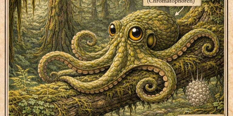 Fiktives Bild eines Baumoktupus